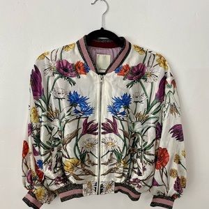 Anthropologie Elevenses Bomber Jacket Size M